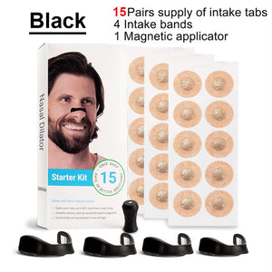 Magnetic Sports Nasal Strips Unisex Nose Dilator for Improved Air Intake Snoring Reduction & Better Sleep during Physical Activity
