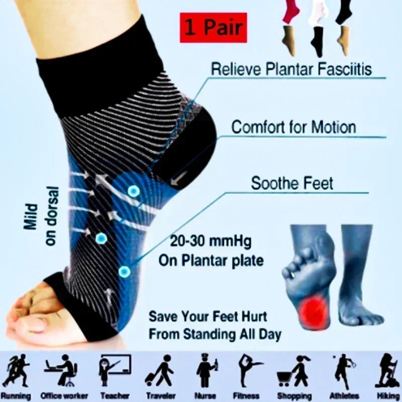 1 Pair Anti-Fatigue Socks