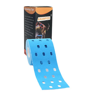 5cmx5m Perforated Kinesiology Elastic Athletic Tape For Muscle Support Strain Injury Pain Relief Latex Free