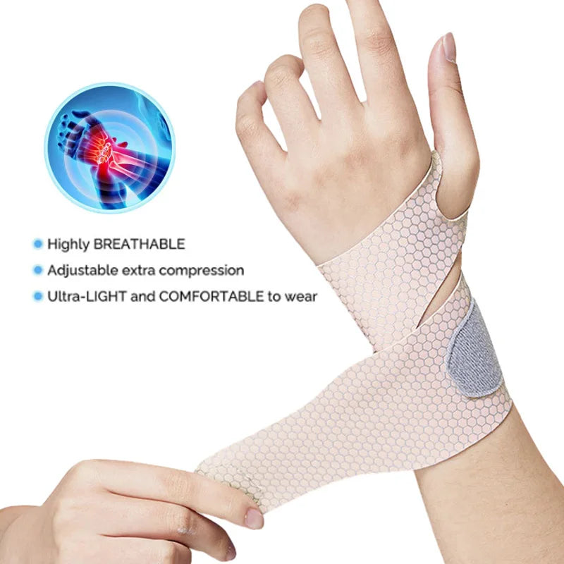 Adjustable Slim Air Wrist Support Strap for Men Women Pain Relief