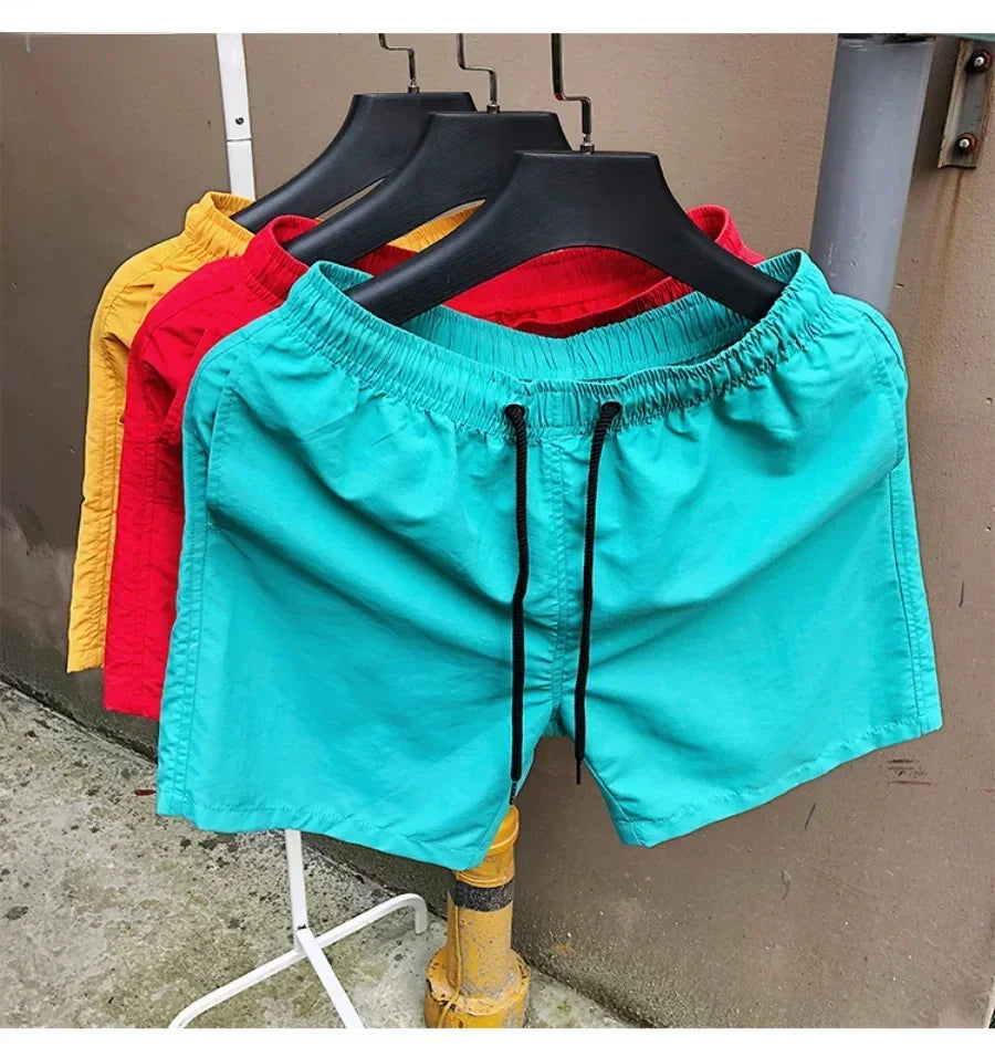 2024 Summer Men's Eye Catching Shorts: Running Sports Surffing Trunks