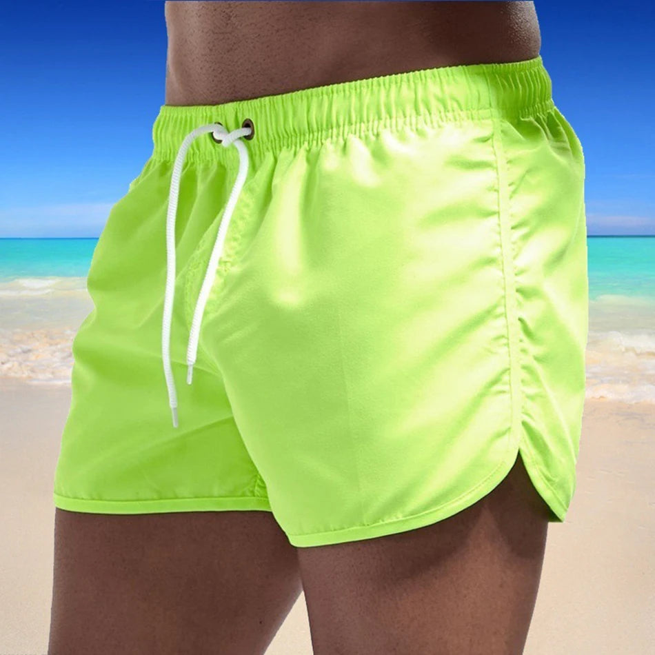 Summer Men's Low Waist Breathable Board Shorts