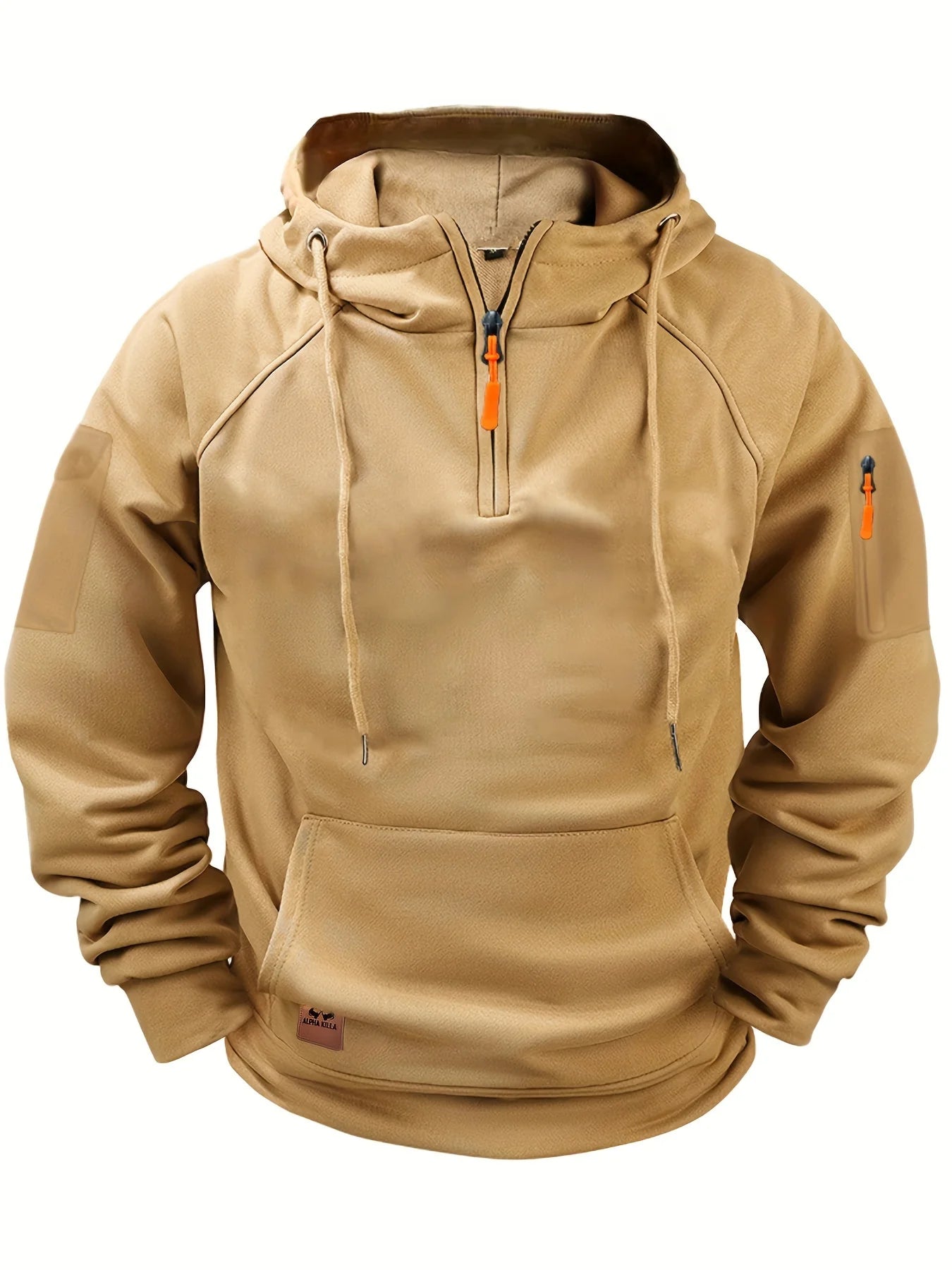 Unisex plus Size Fleece Hooded Sweatshirt
