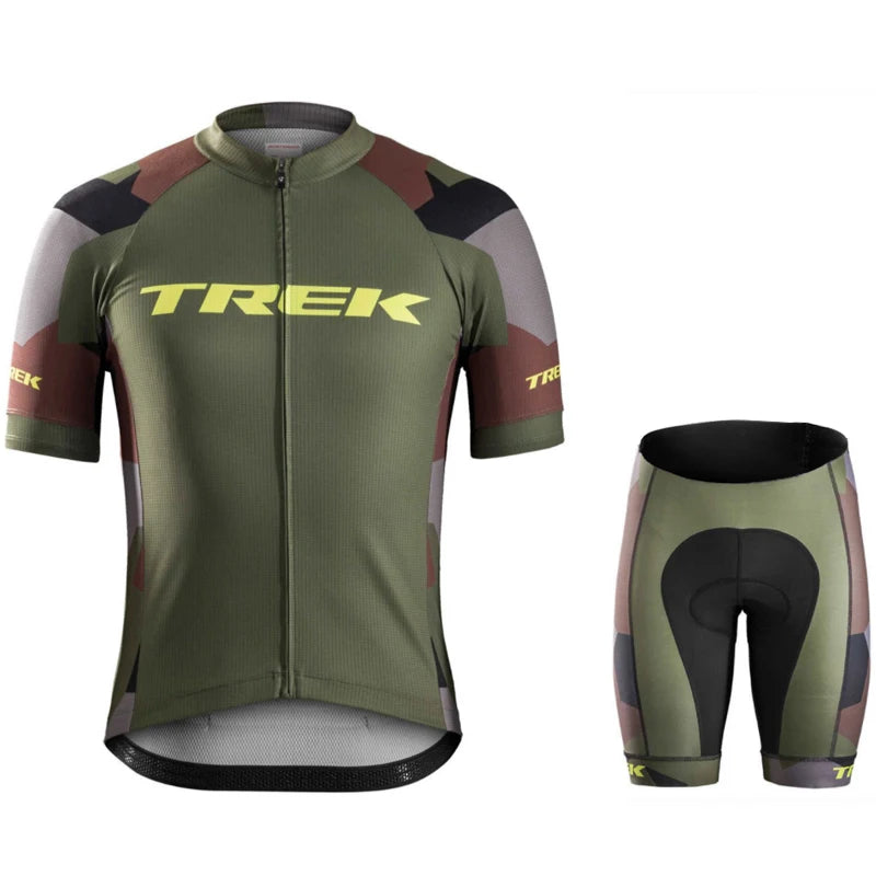 TREK Cycling Clothing Man Laser Cut Uniform Triathlon Suit