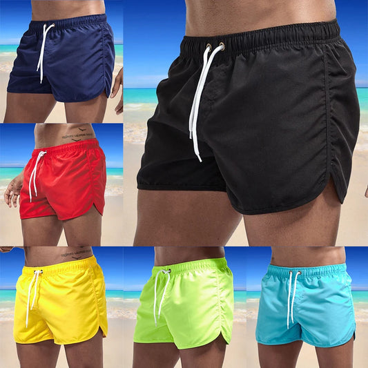 Summer Men's Low Waist Breathable Board Shorts