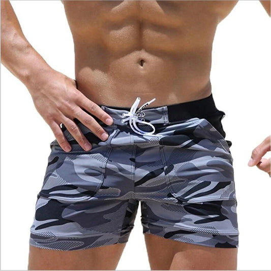 Breathable Low Waist Men's Swimwear Short