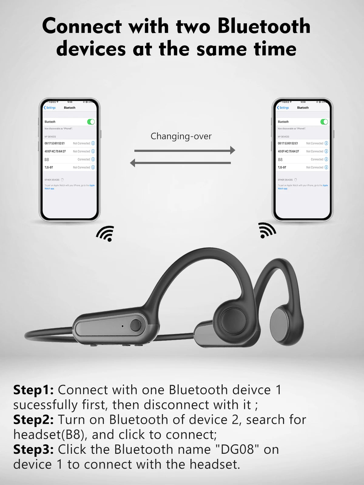 Type-C Wireless Bluetooth Headphone