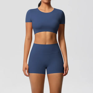 2Pcs Women's Active Wear Sports Tank Top and Leggings High-Waist Slim Fit Quick Dry Breathable Yoga Set