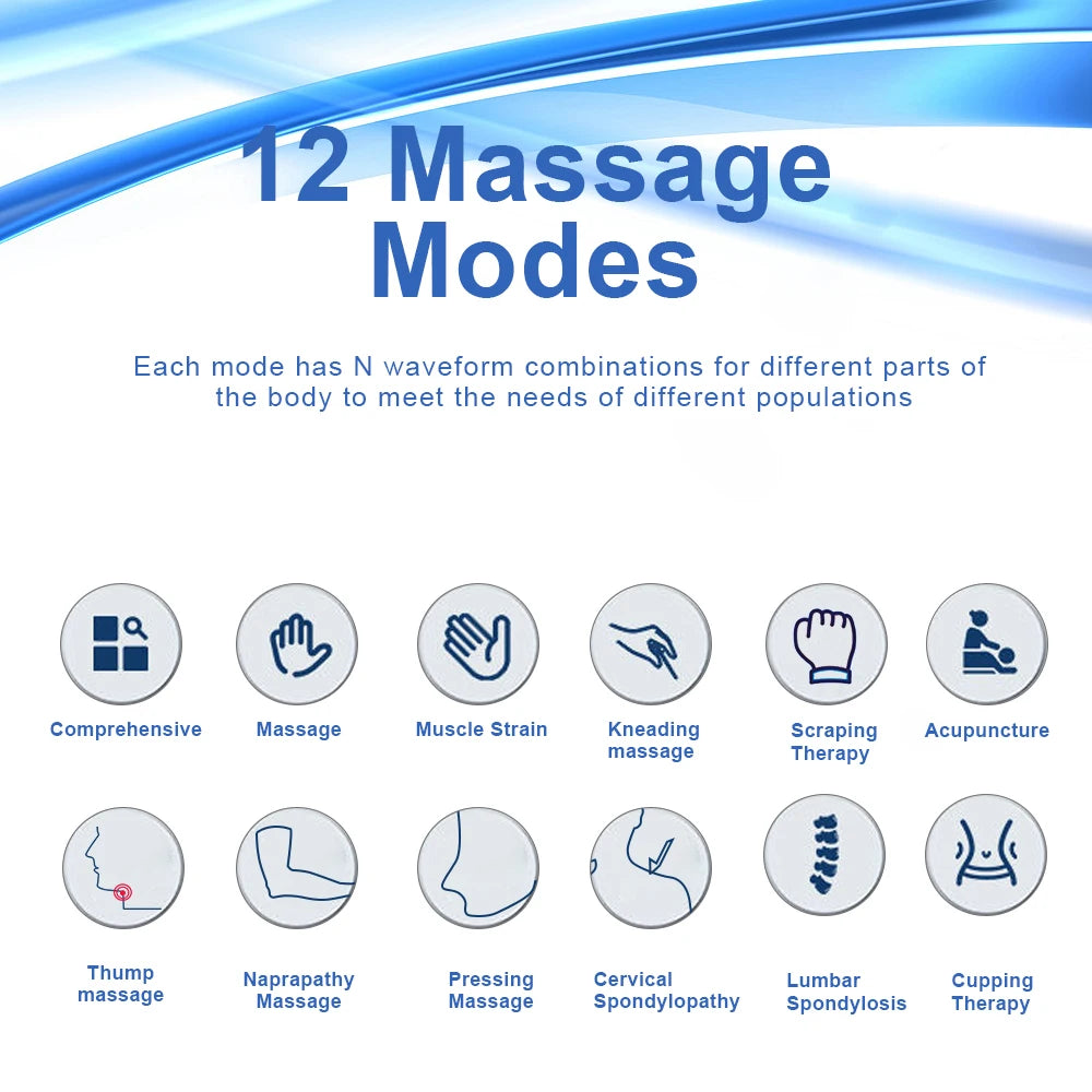 12 Modes Low Frequency TENS Machine