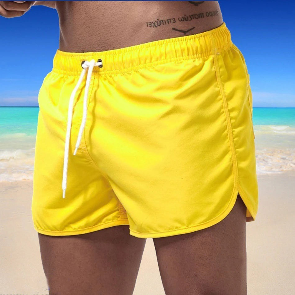 Summer Men's Low Waist Breathable Board Shorts