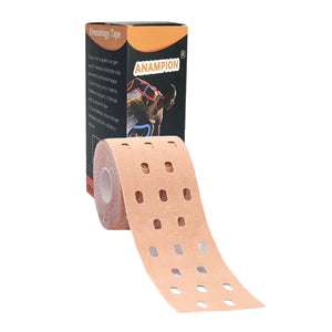 5cmx5m Perforated Kinesiology Elastic Athletic Tape For Muscle Support Strain Injury Pain Relief Latex Free