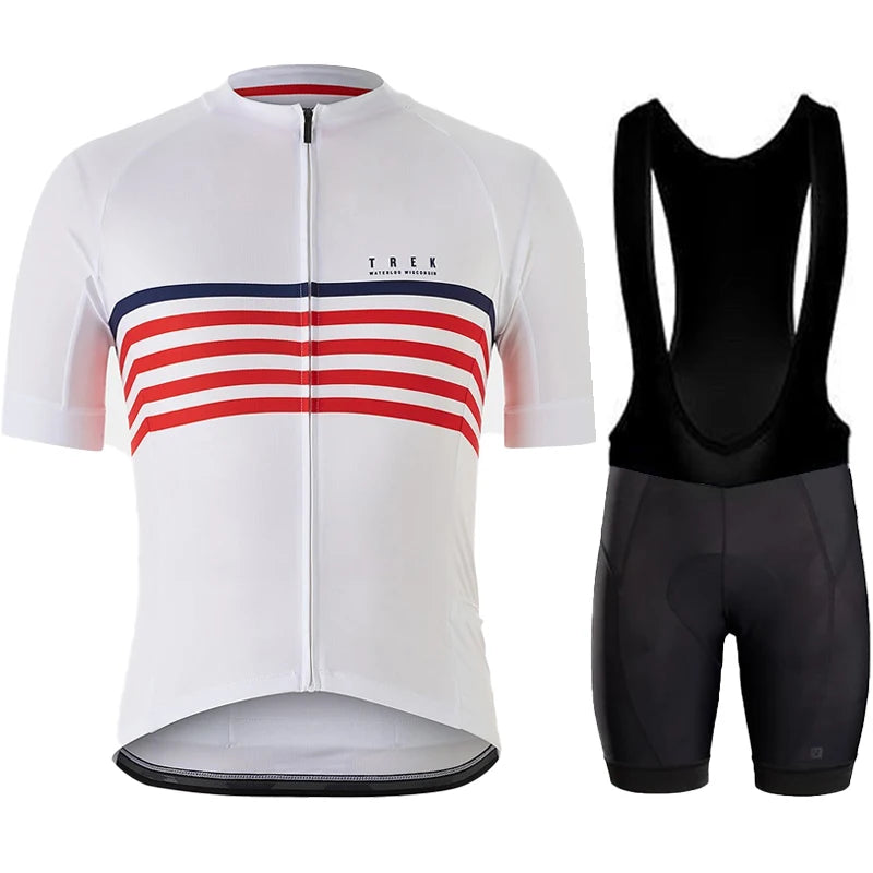 TREK Cycling Clothing Man Laser Cut Uniform Triathlon Suit