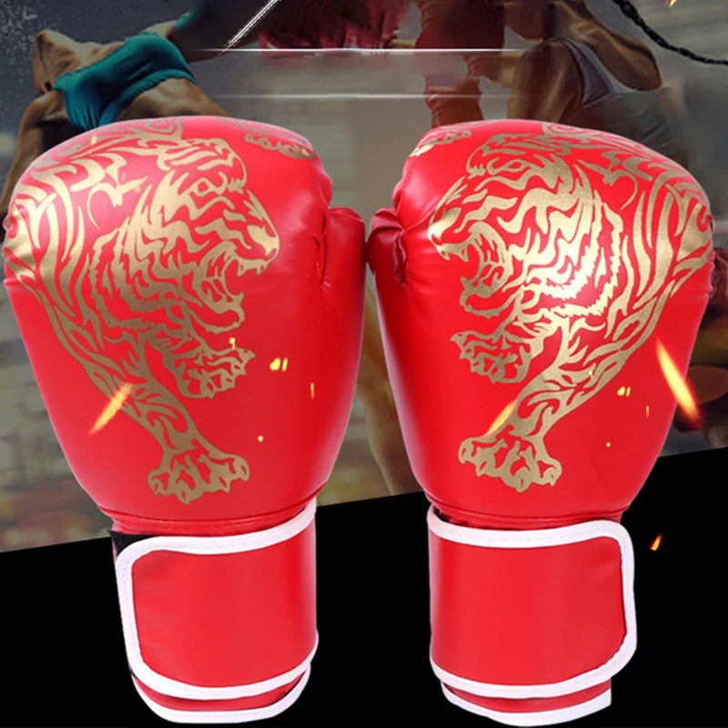 Adults Boxing Gloves Breathable PU Leather