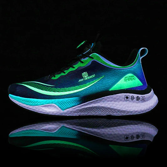 Breathable Lightweight Carbon Plate Men's Running Shoes 2024 Comfortable Athletic Training Sneakers