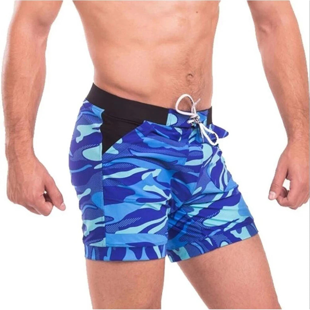 Breathable Low Waist Men's Swimwear Short