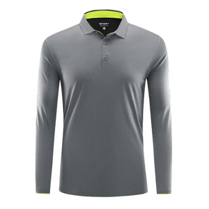 Men Running Sport Shirts Long Sleeve Plus Size