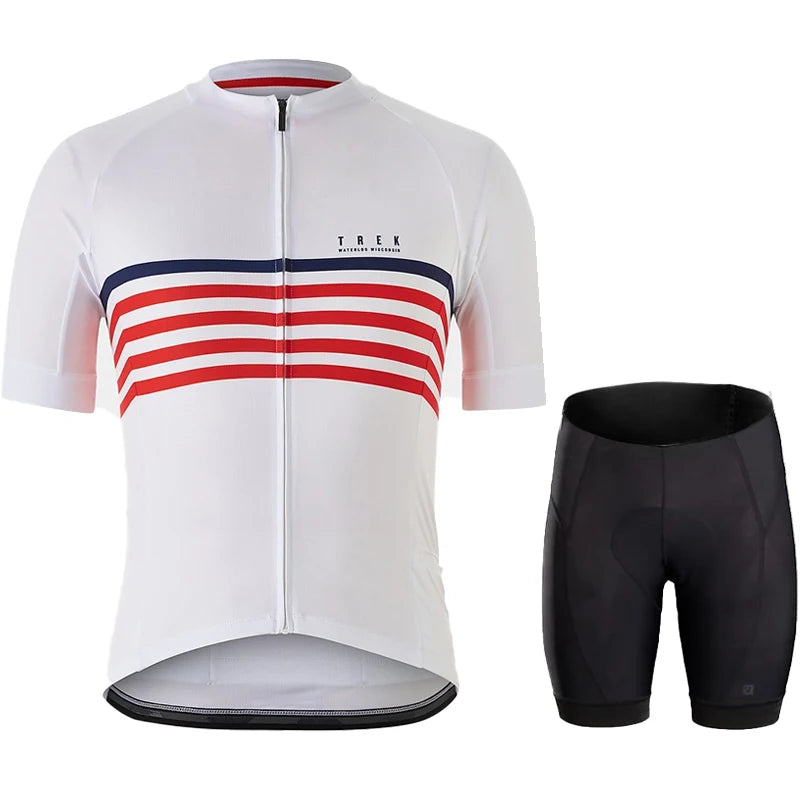 TREK Cycling Clothing Man Laser Cut Uniform Triathlon Suit