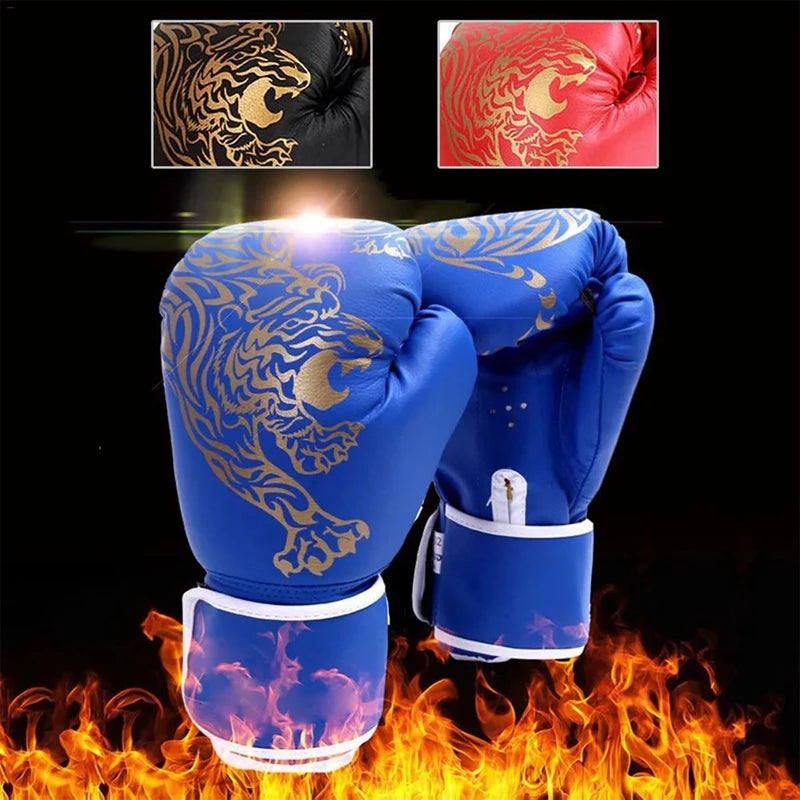 Adults Boxing Gloves Breathable PU Leather