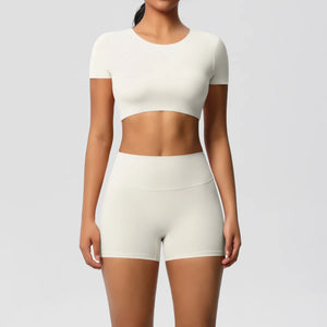 2Pcs Women's Active Wear Sports Tank Top and Leggings High-Waist Slim Fit Quick Dry Breathable Yoga Set