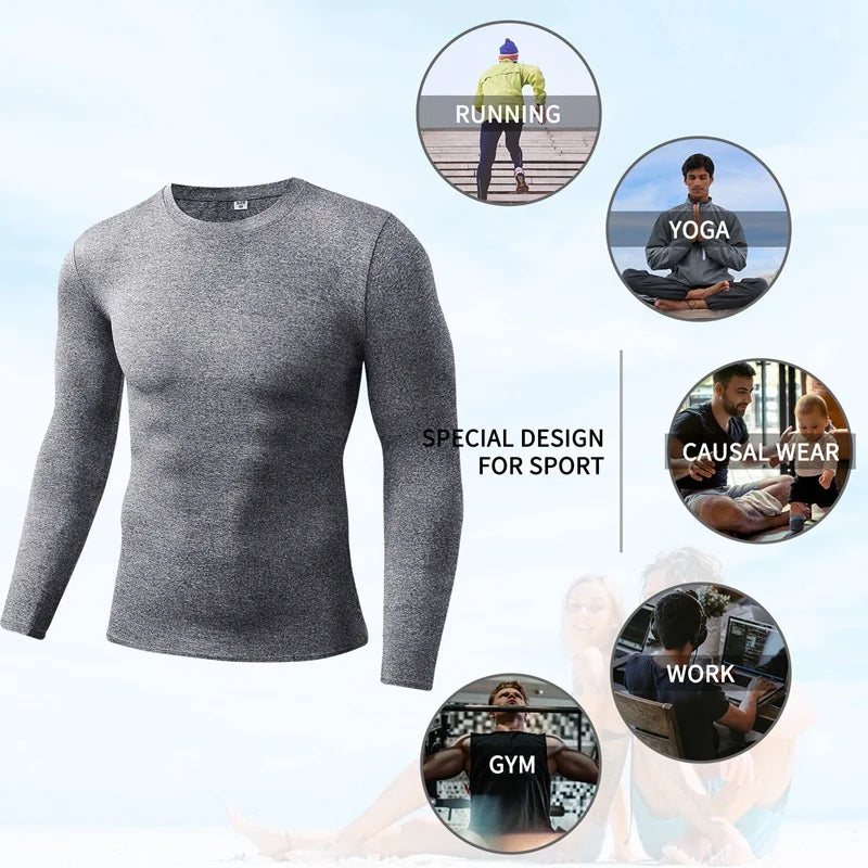 Men Compression Long Sleeve Shirt