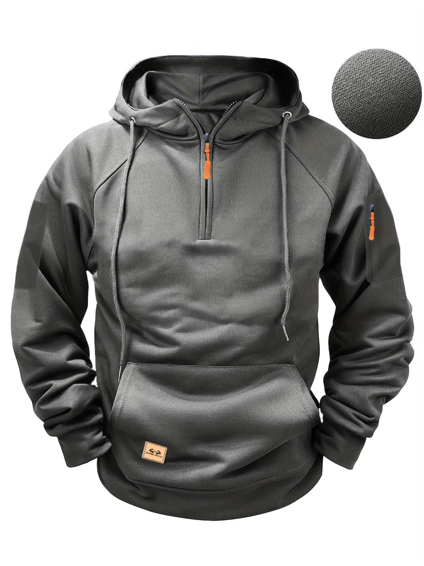 Unisex plus Size Fleece Hooded Sweatshirt