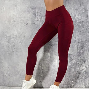 S Fit High Waist Sports Yoga Leggings for Women with Pocket