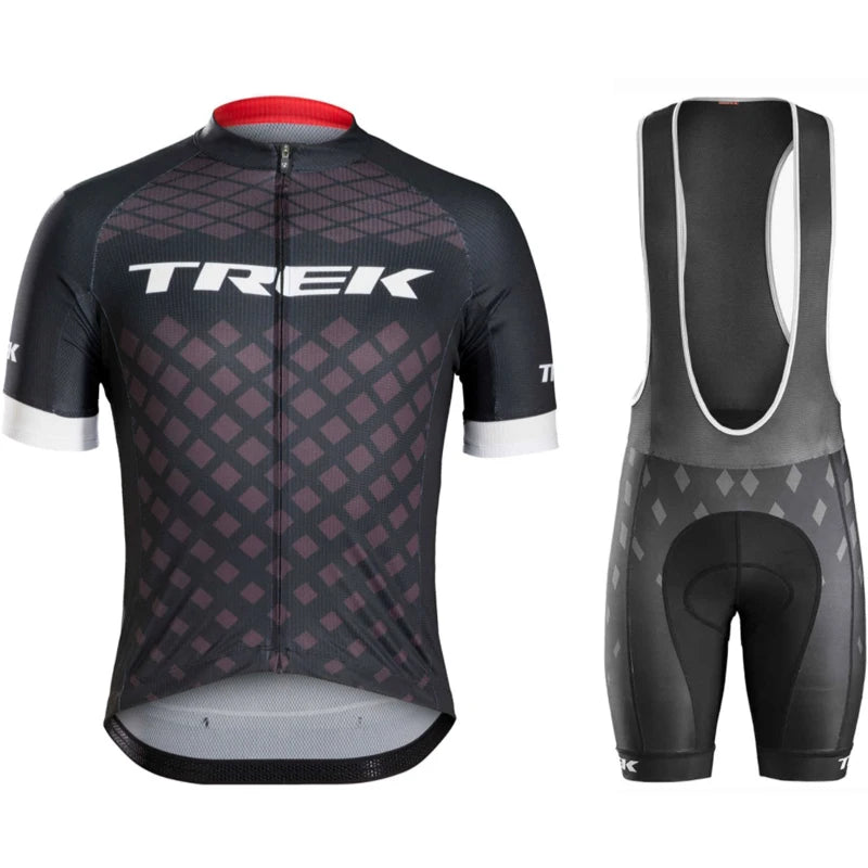 TREK Cycling Clothing Man Laser Cut Uniform Triathlon Suit