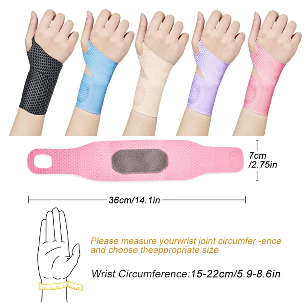 Adjustable Slim Air Wrist Support Strap for Men Women Pain Relief