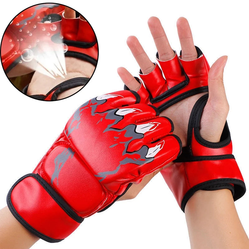 1 Pair Professional Boxing Training Gloves