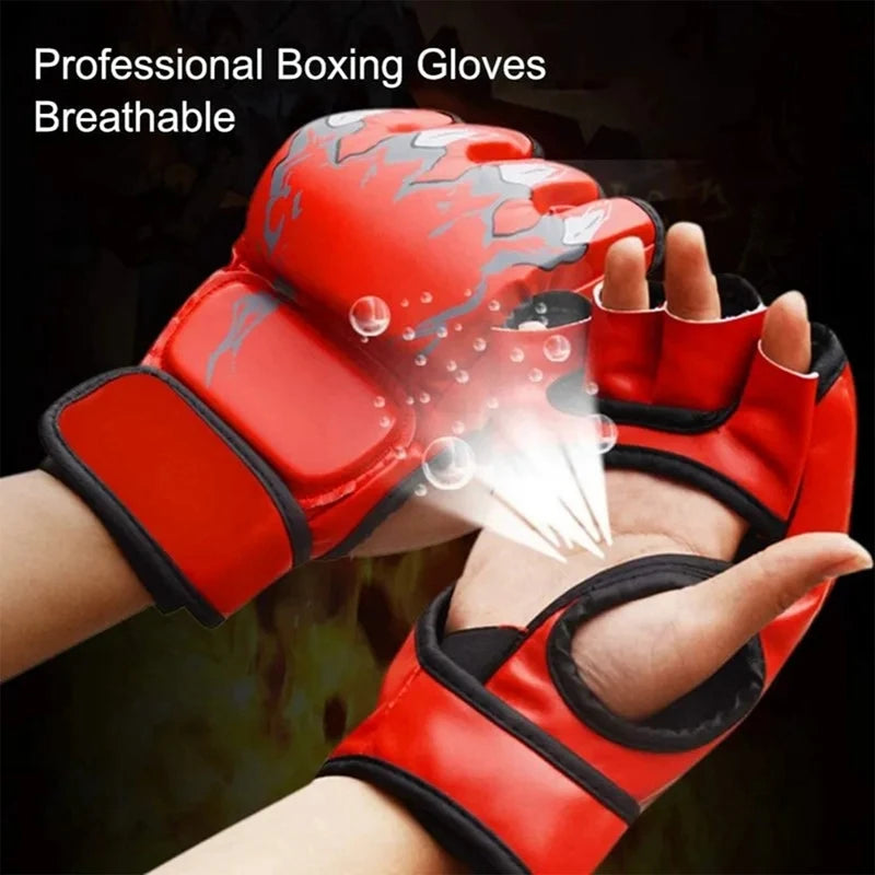 1 Pair Professional Boxing Training Gloves