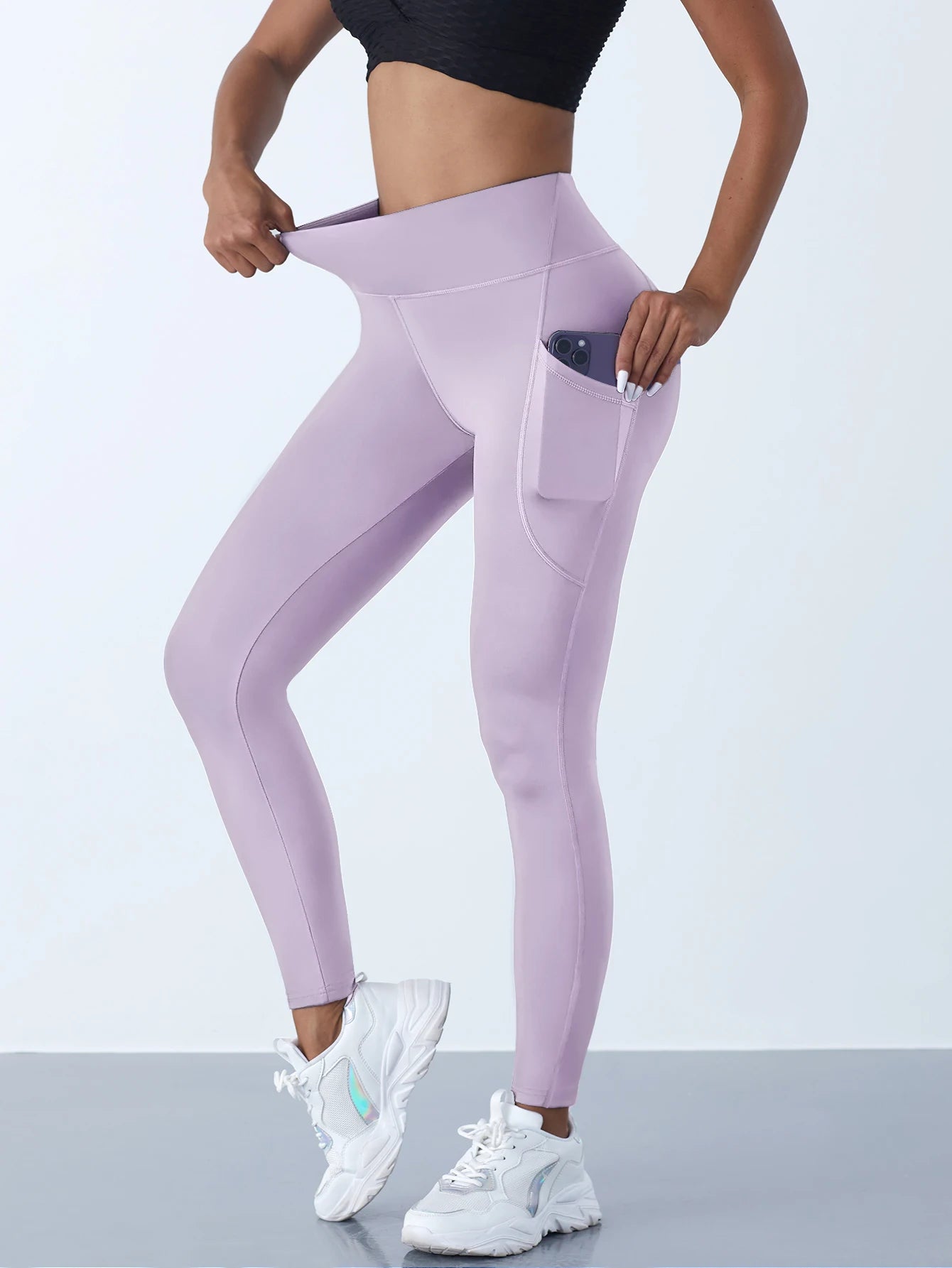 High Waist Women's Yoga Leggings with Pockets