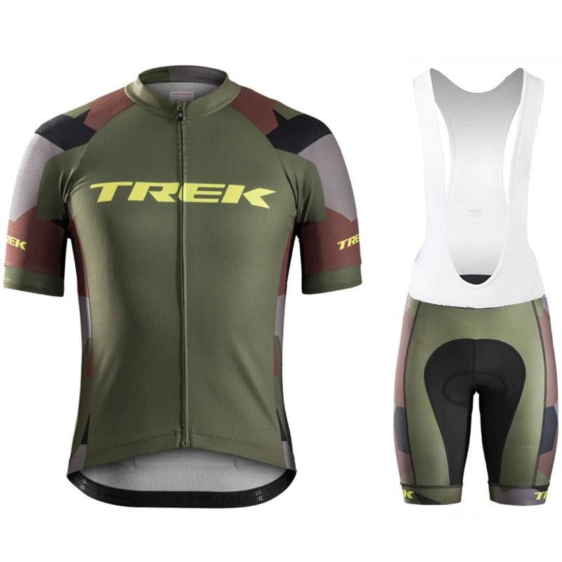 TREK Cycling Clothing Man Laser Cut Uniform Triathlon Suit