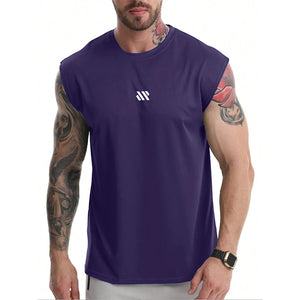 Men's Sleeveless Quick Drying Breathable T Shirt Summer Training