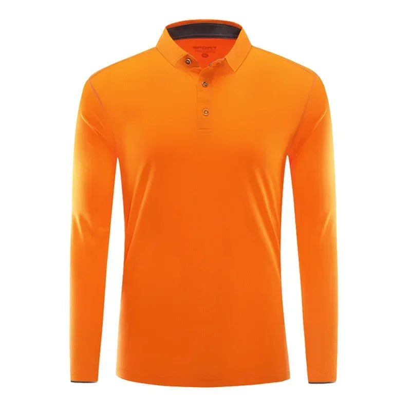 Men Running Sport Shirts Long Sleeve Plus Size