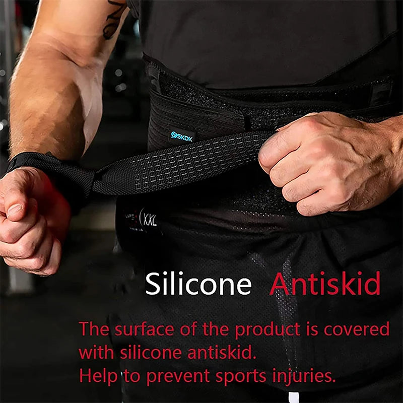 Weightlifting Straps Anti-Slip Silicone