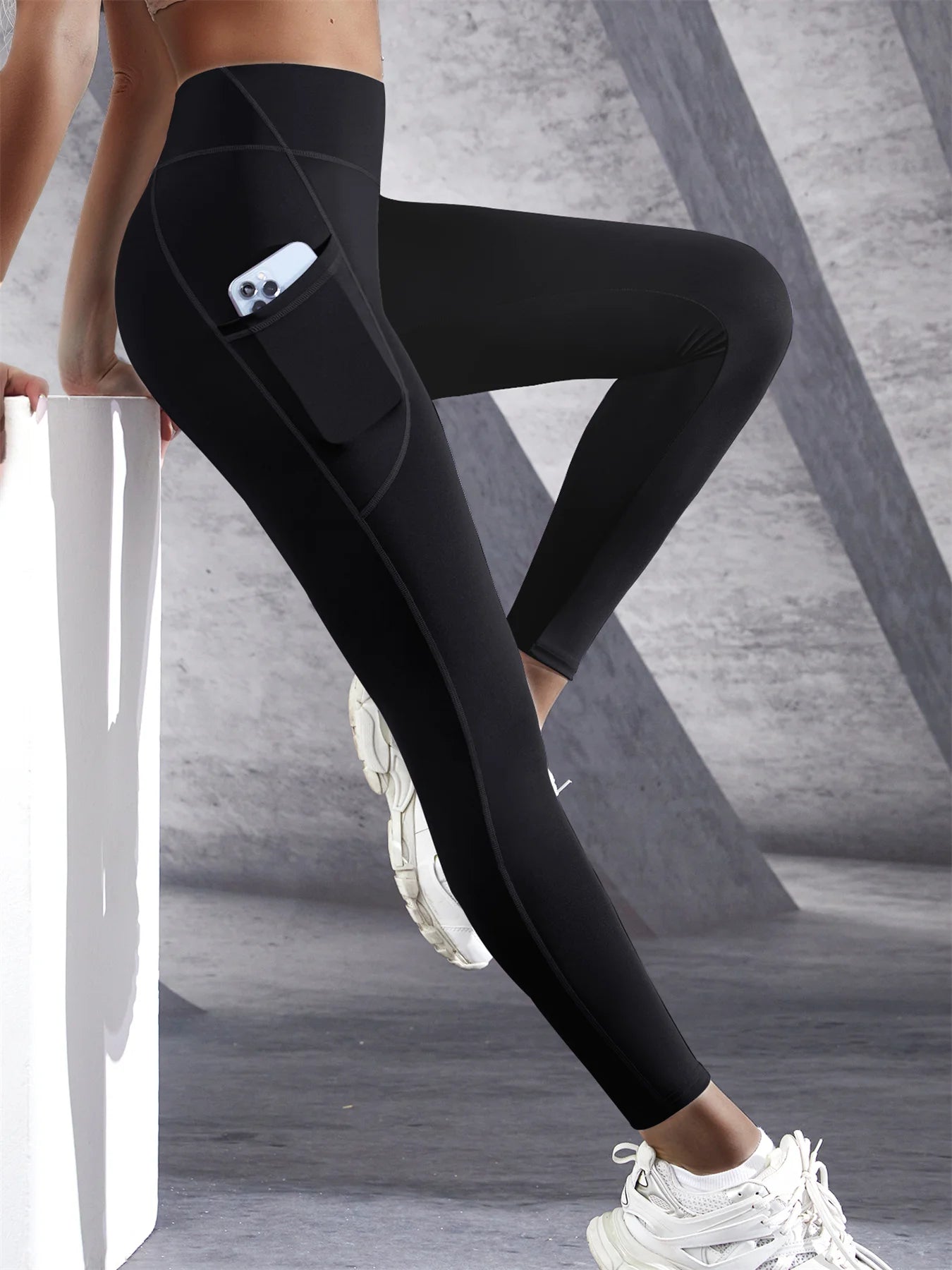 High Waist Women's Yoga Leggings with Pockets