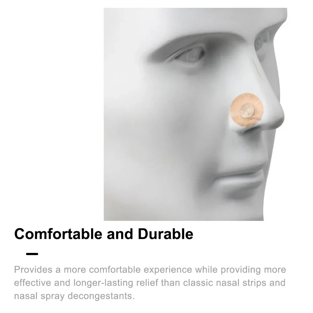 Magnetic Sports Nasal Strips Unisex Nose Dilator for Improved Air Intake Snoring Reduction & Better Sleep during Physical Activity