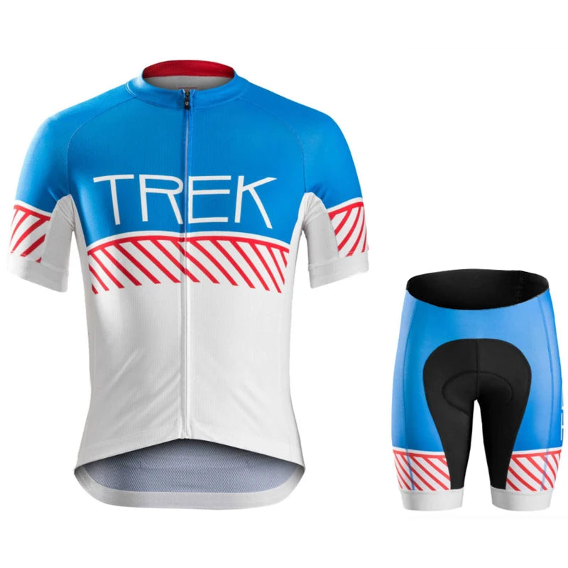 TREK Cycling Clothing Man Laser Cut Uniform Triathlon Suit