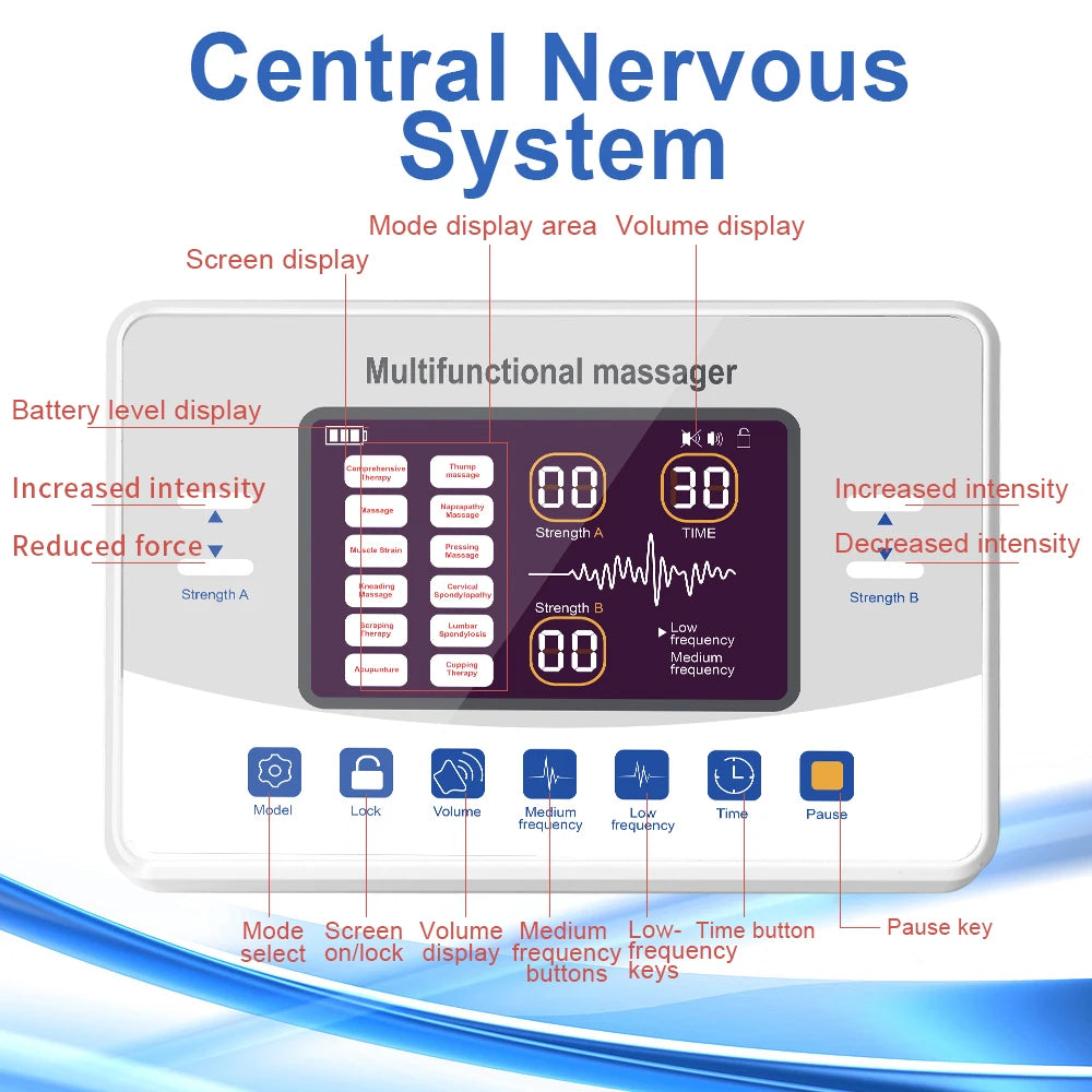 12 Modes Low Frequency TENS Machine