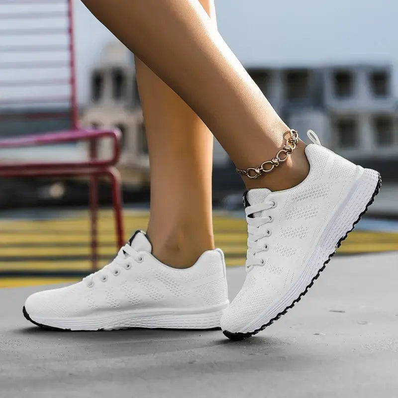 Casual Women Shoes Lightweight Mesh Breathable Shoes