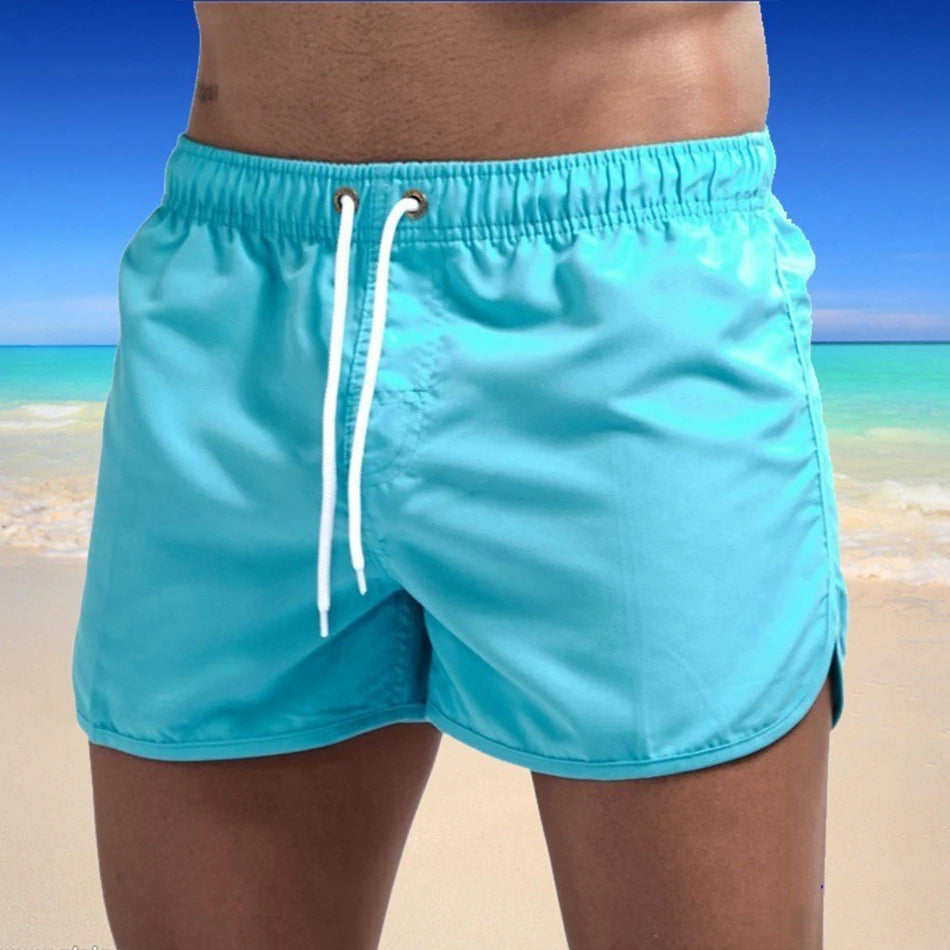 Summer Men's Low Waist Breathable Board Shorts