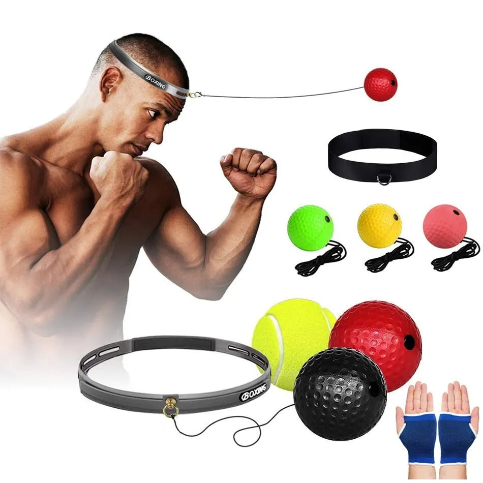 Reflex Training Ball with Head Band