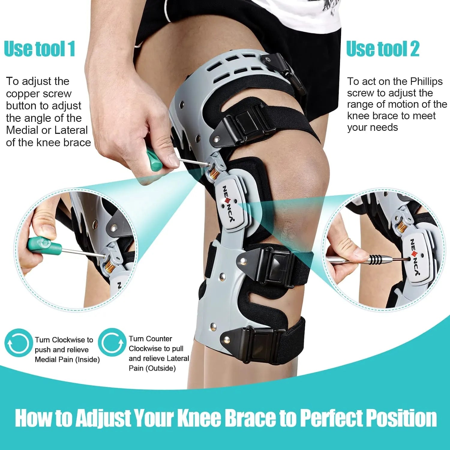 Adjustable Hinged Knee Brace