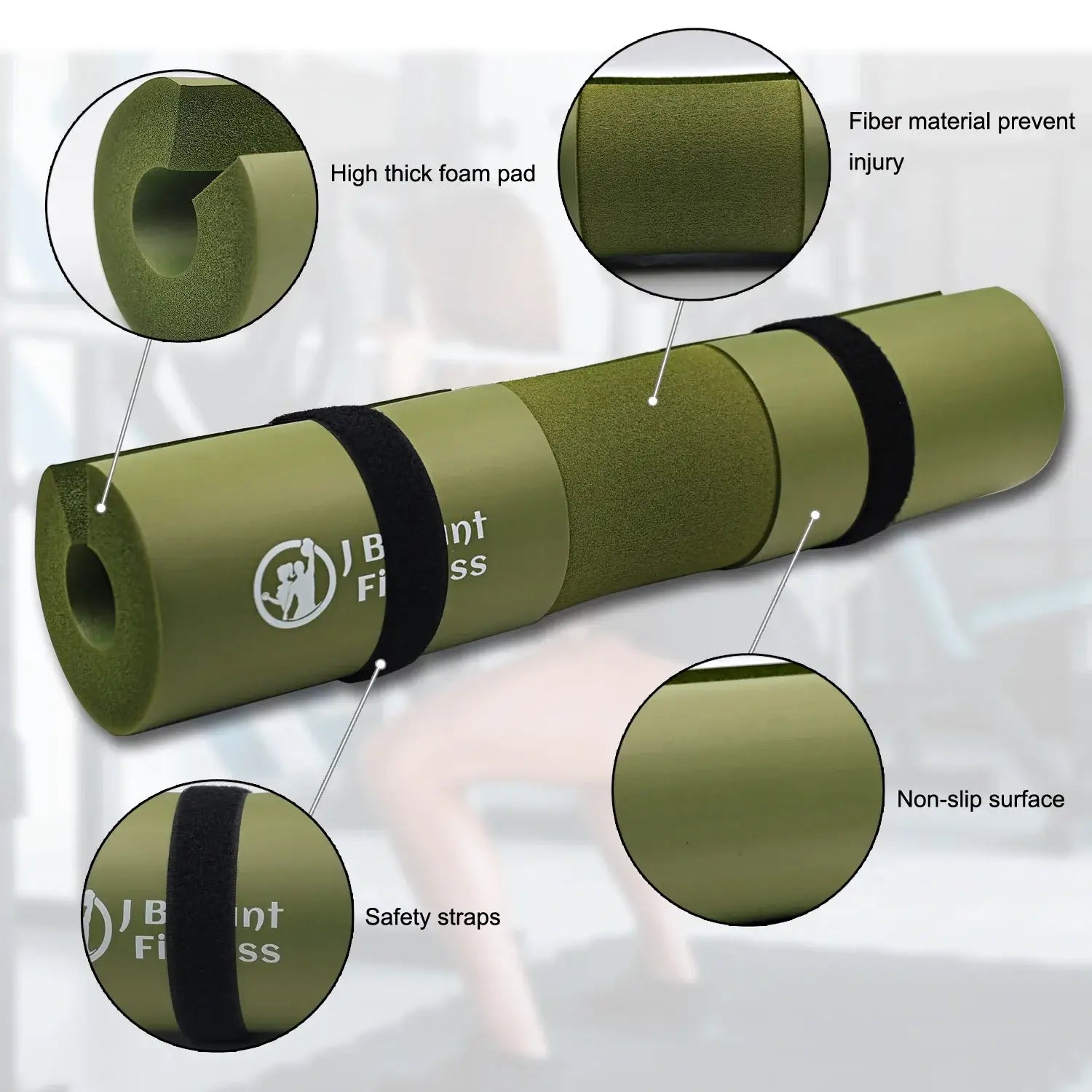 High Density Barbell Squat Pad