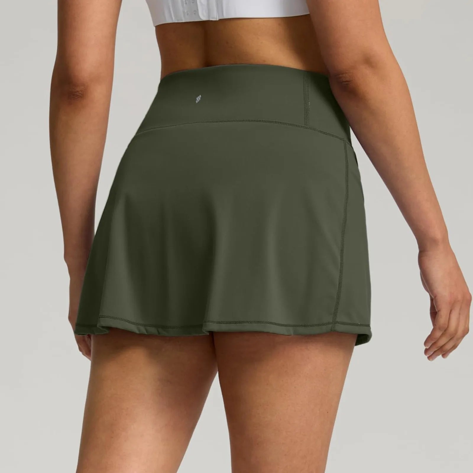 Tennis Skirts Women's Shorts-Skirt Two Layered High Waist with Pocket