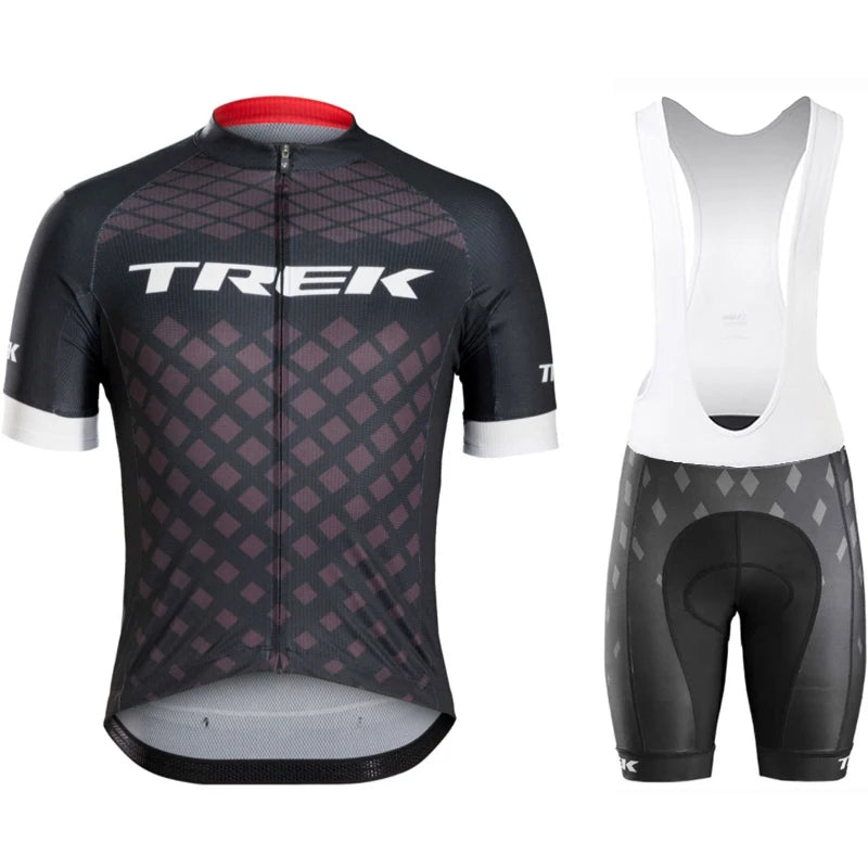 TREK Cycling Clothing Man Laser Cut Uniform Triathlon Suit