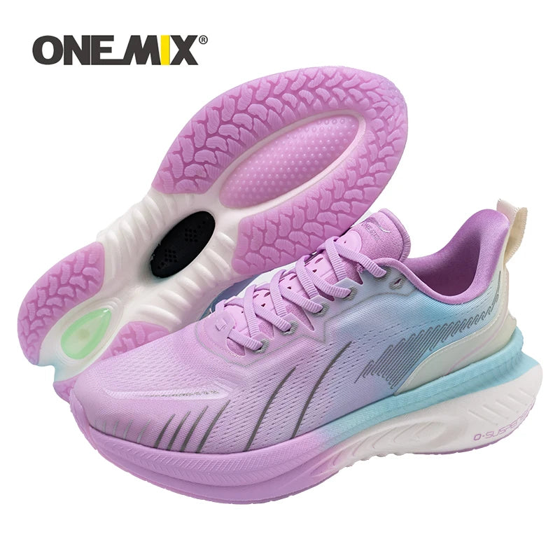 ONEMIX Women's Running Shoes for Sport, Gym Fitness Walking Jogging Sneakers with Eye-Catching Design for Indoor or Outdoor Training