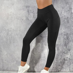 S Fit High Waist Sports Yoga Leggings for Women with Pocket