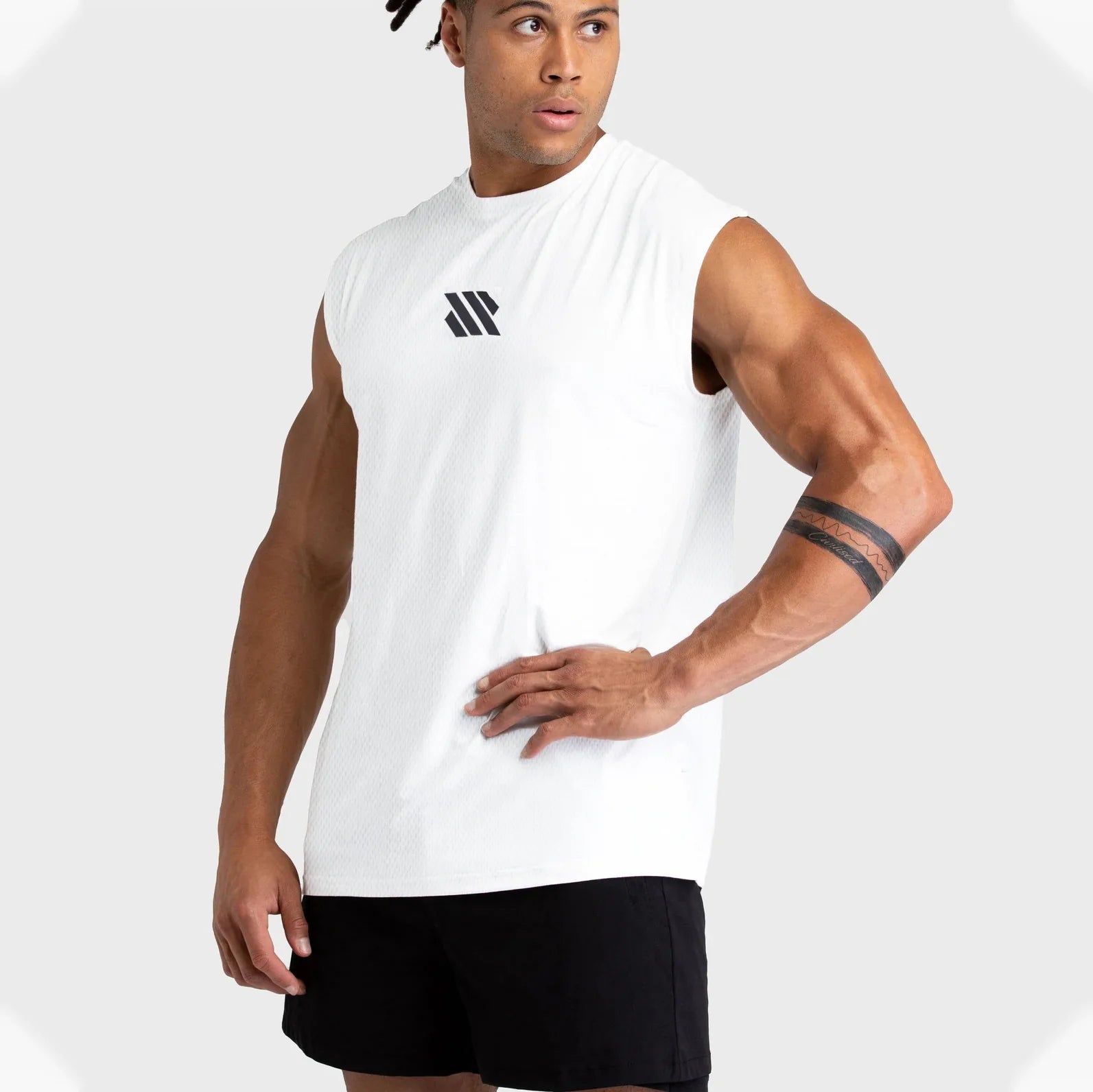 Men's Sleeveless Quick Drying Breathable T Shirt Summer Training